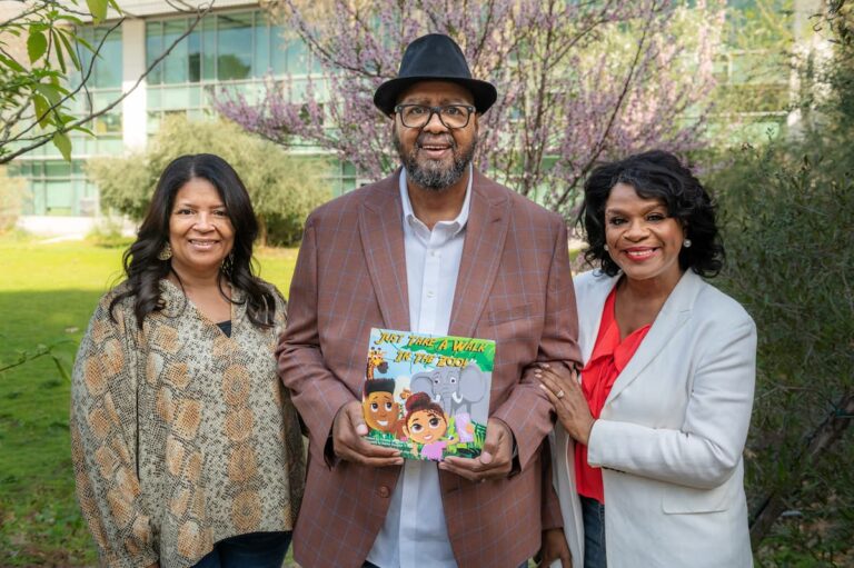 Author Spotlight: Tommy Morrow Three people and a book.