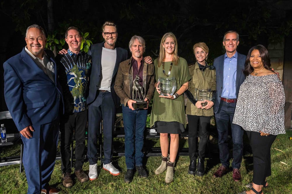 Honorees, hosts, and local leaders at the Beastly Ball