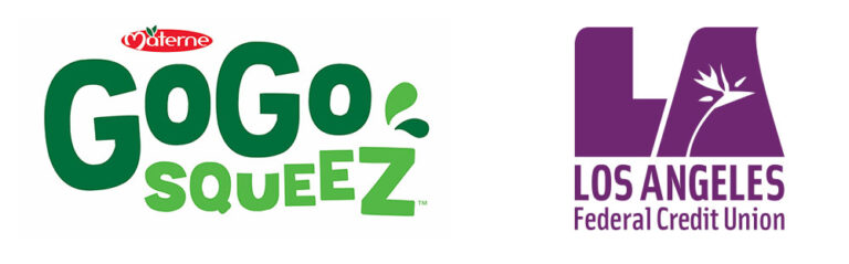 Gogo Squeeze and Los Angeles Federal Credit Union logos