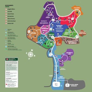 Zoo Map - Los Angeles Zoo and Botanical Gardens