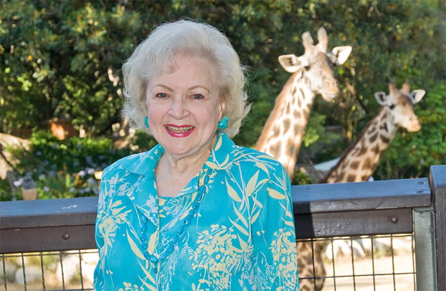 Betty White was a supporter of the L.A. Zoo and a benefactor of the Zoo Pals Scholarship.