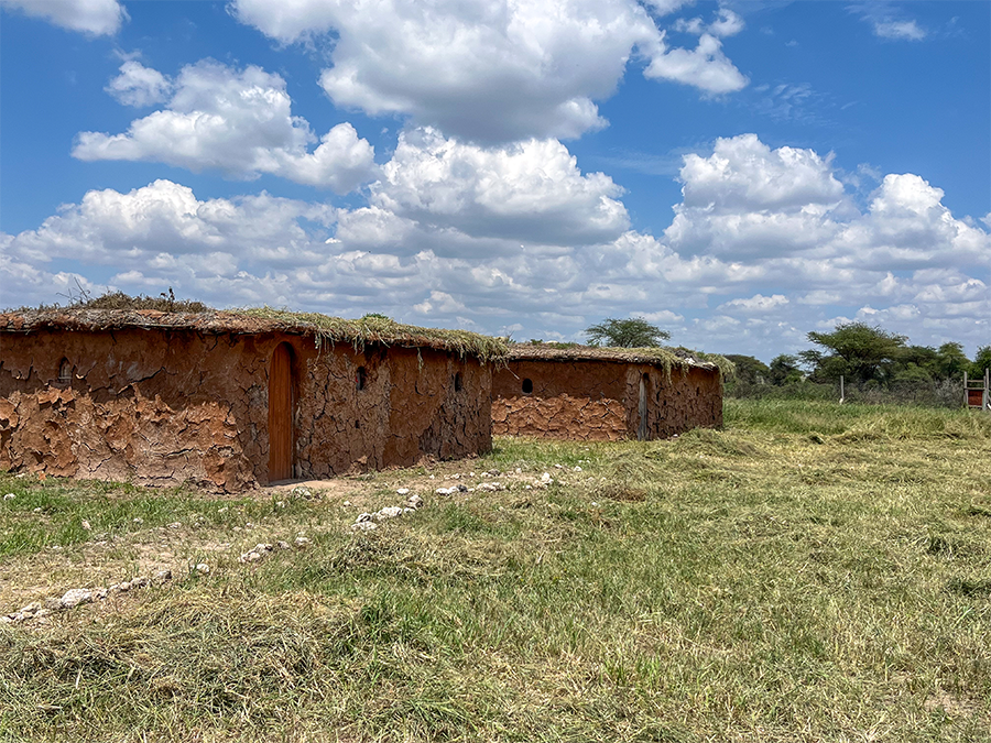 These traditional dwellings in Kenya will be upgraded so they can house guests for cultural exchanges hosted by Maasai women. Photo by Anna Becker